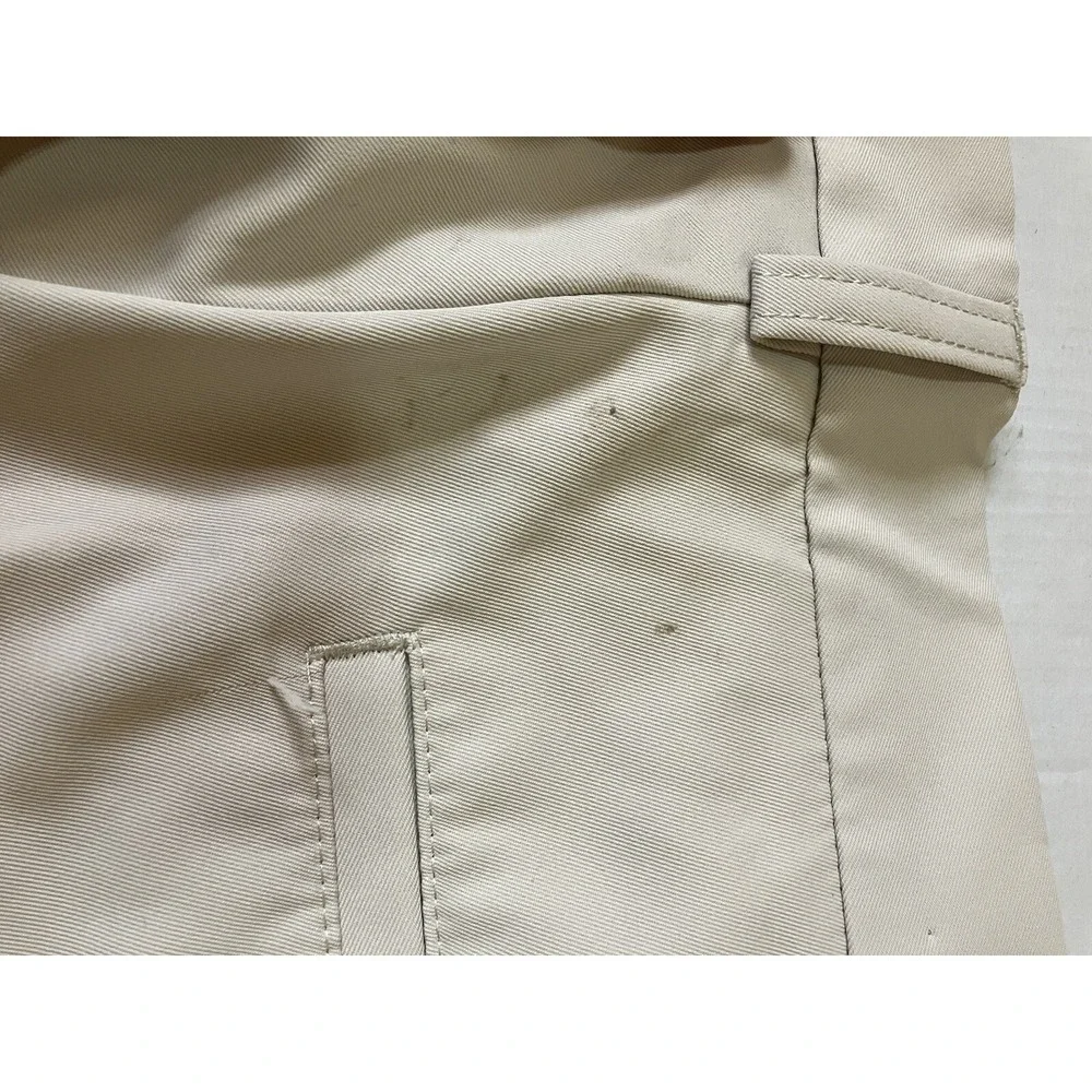 IZOD Golf Pants Mens Chino Slim Fit Size 32x30 Beige Lightweight‎ Performance